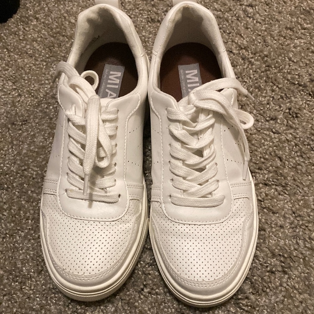 White sneakers